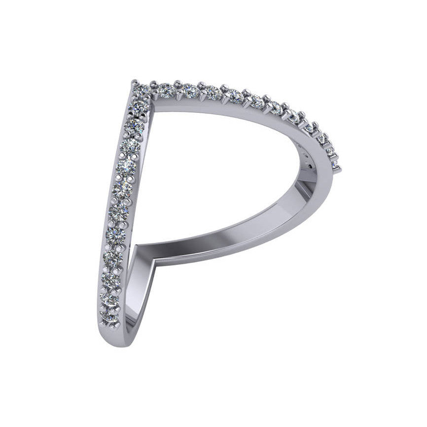 Pave Diamond V Band