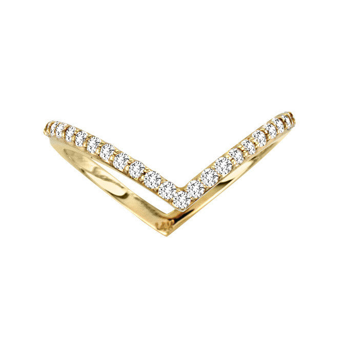 Pave Diamond V Band