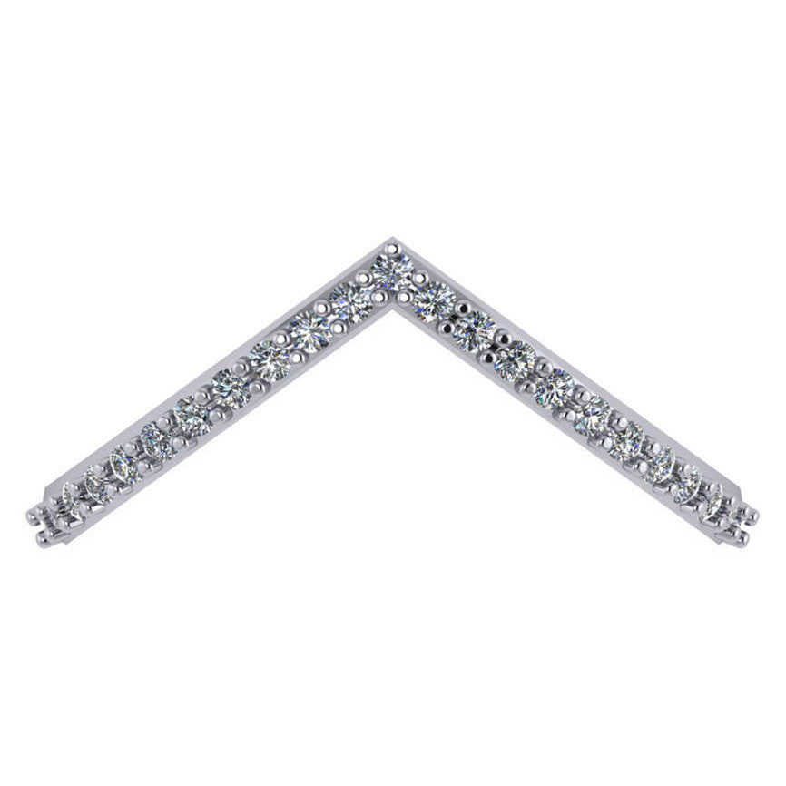 Pave Diamond V Band