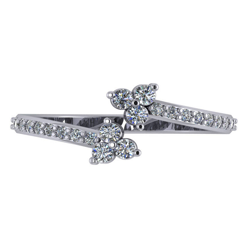 Diamond Trio Twist Ring