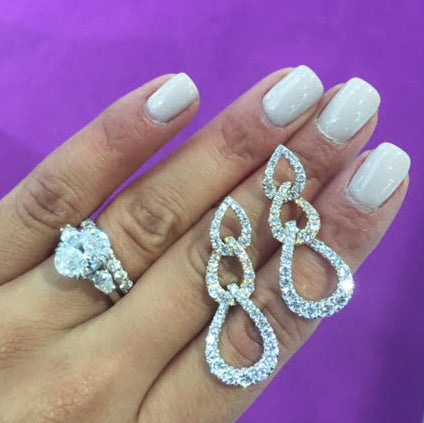 Link Diamond Earrings