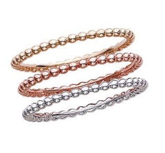 Stackable Eternity Beaded Ring