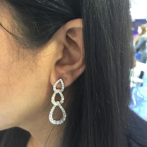 Link Diamond Earrings