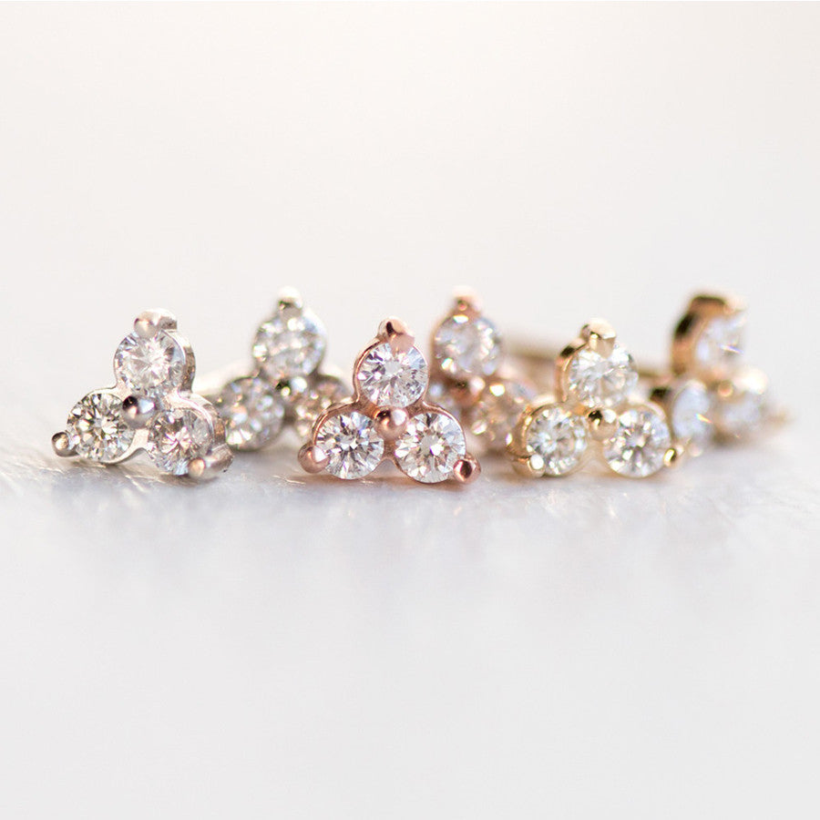 Trio Stud Earrings