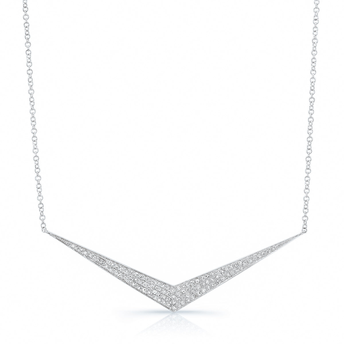 Pave Chevron Necklace