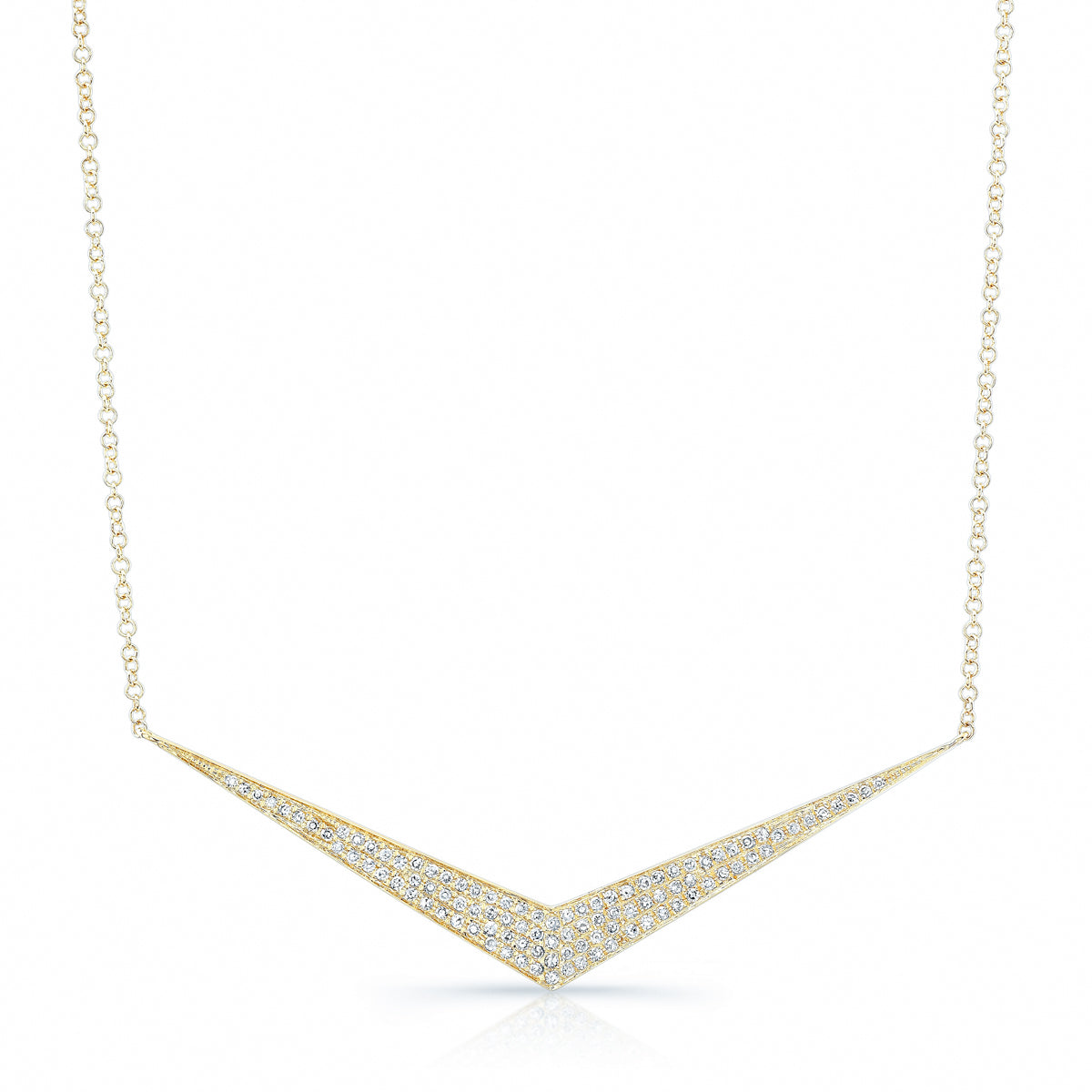 Pave Chevron Necklace