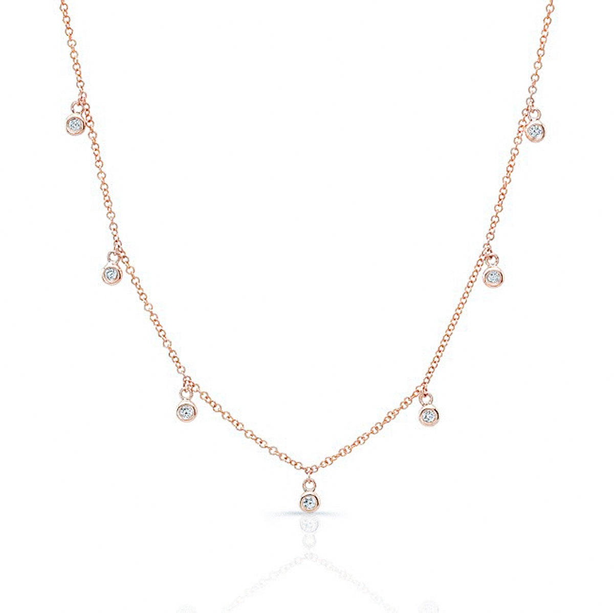 Diamond Drops Necklace