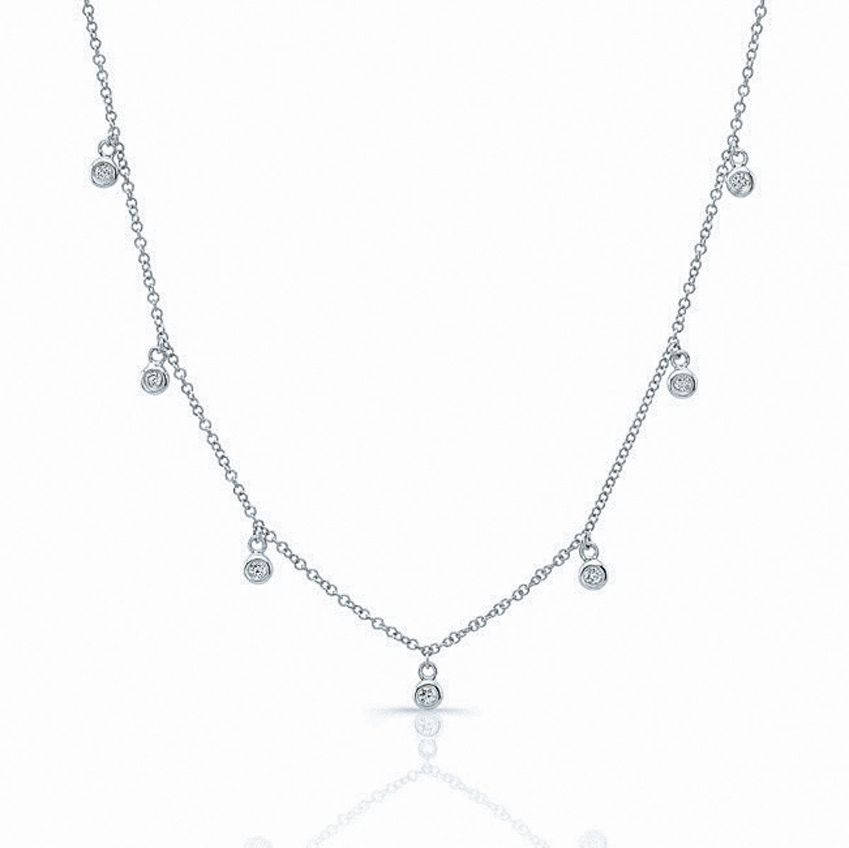 Diamond Drops Necklace