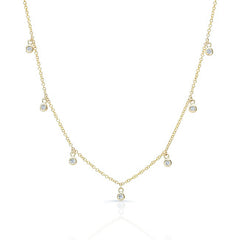 Diamond Drops Necklace