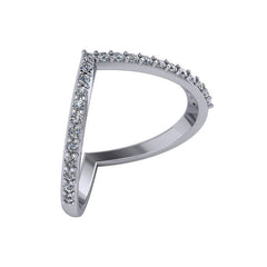 Pave Diamond V Band