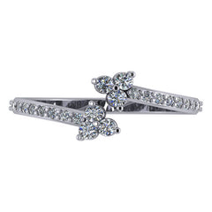 Diamond Trio Twist Ring