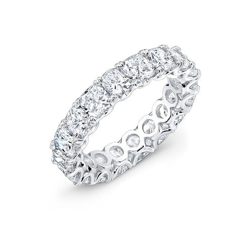 CUSHION CUT ETERNITY BAND