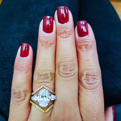 Pave Diamond V Band