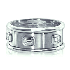Emerald Wedding Band