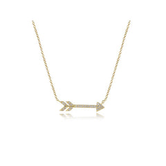 Diamond Arrow Necklace