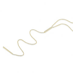 Diamond Pave Bar Lariat