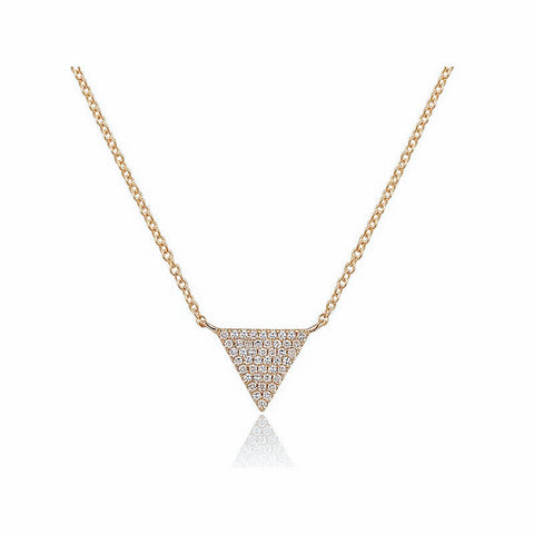 Diamond Triangle Necklace