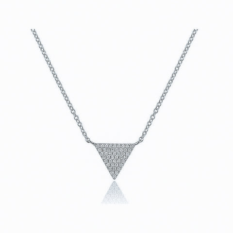 Diamond Triangle Necklace