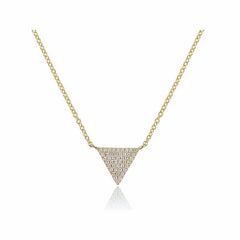 Diamond Triangle Necklace