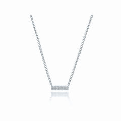 Mini Diamond Brick Necklace