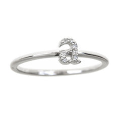 Diamond Lower Case Initial Band