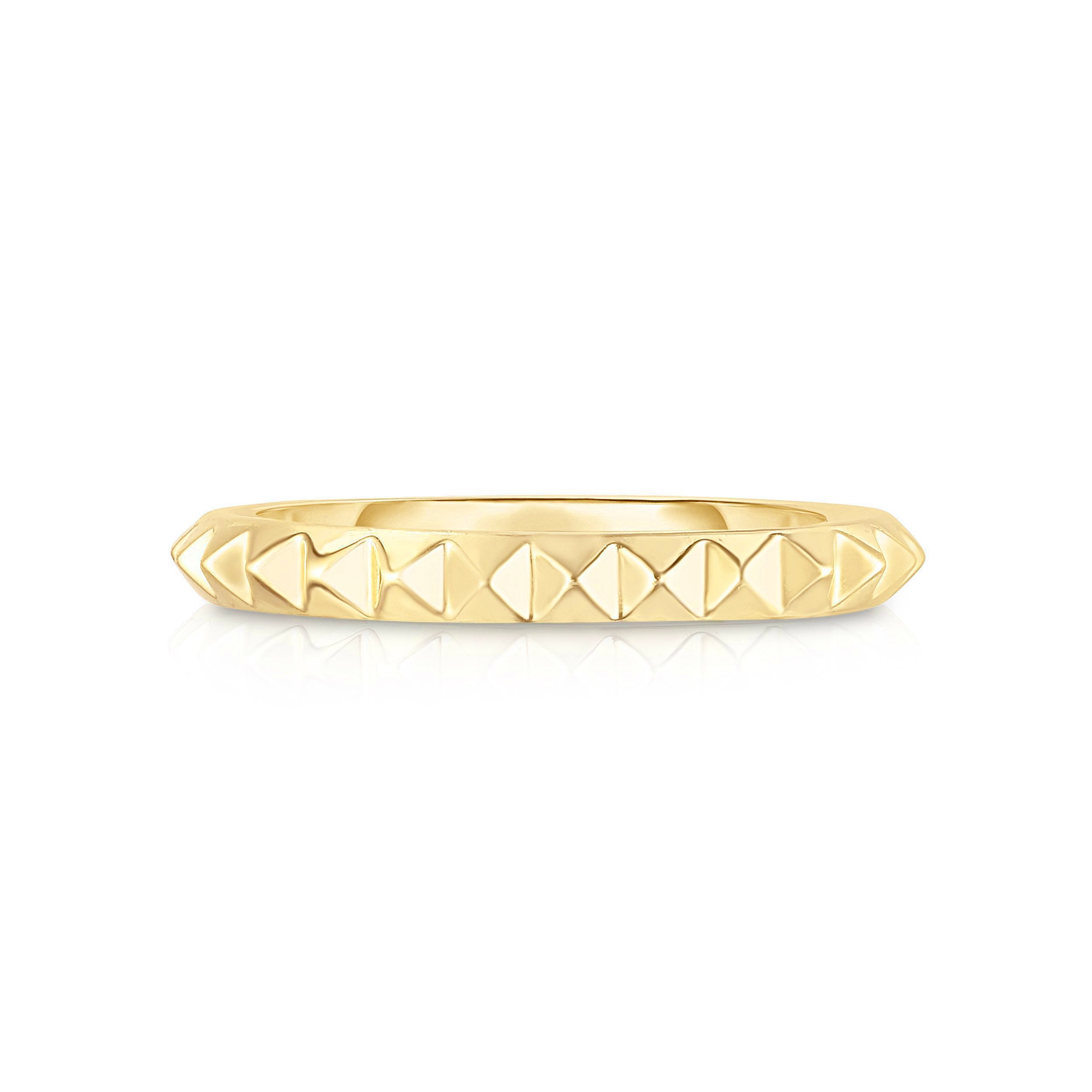 Stackable Eternity Spike Ring