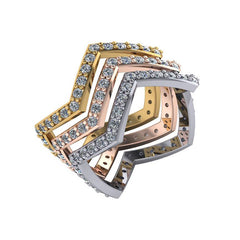 Stackable Ziggy Eternity Band