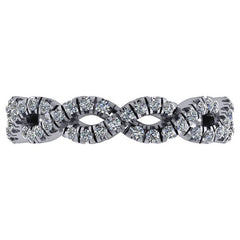 Wavy Diamond Eternity Band