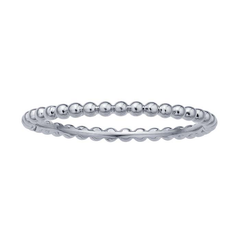 Stackable Eternity Beaded Ring
