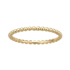 Stackable Eternity Beaded Ring