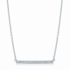 Diamond Bar Necklace