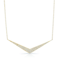 Pave Chevron Necklace