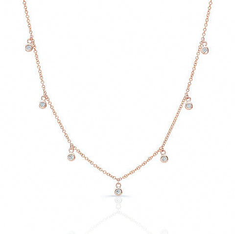 Diamond Drops Necklace