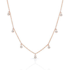 Diamond Drops Necklace