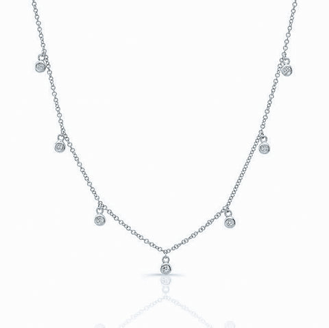 Diamond Drops Necklace