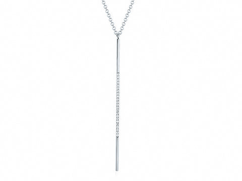 Skinny Bar Drop Necklace