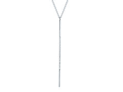 Skinny Bar Drop Necklace