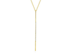 Skinny Bar Drop Necklace
