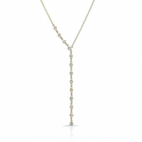 Bezel Y Necklace