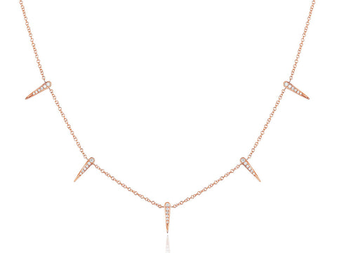 Mini Dagger Chain Necklace