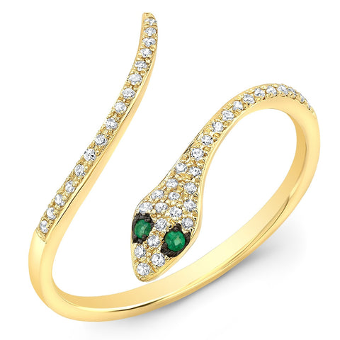 Diamond Serpant Ring