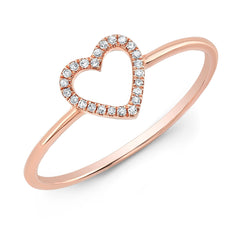 Mini Open Heart Ring