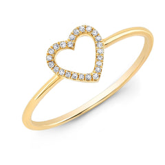 Mini Open Heart Ring