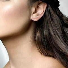 Crescent Moon Pave Diamond Ear Climber