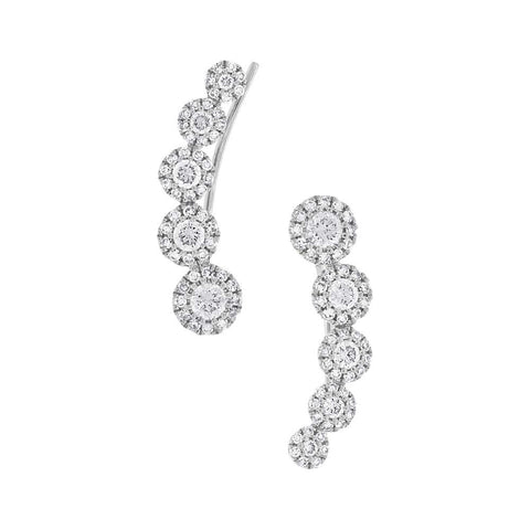 Eden Graduated Diamond Ear Climber